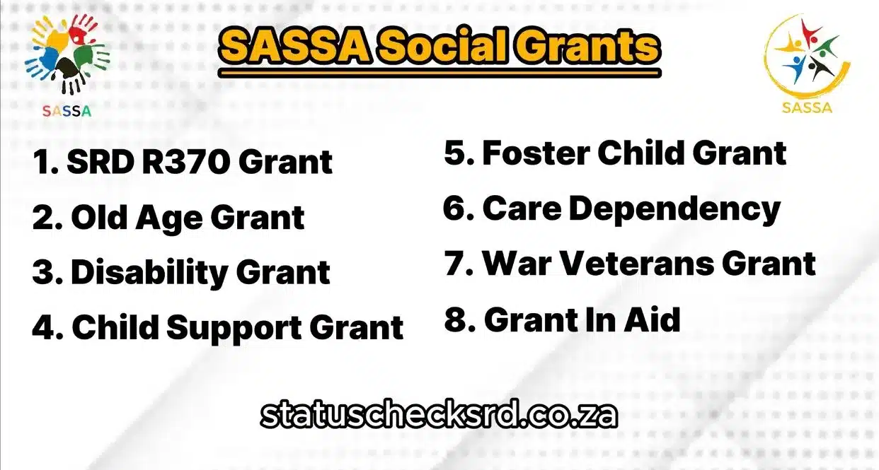 SASSA Grant Types and Their Eligibility Criteria 1 explaining South Africa's SASSA social grants types and payments